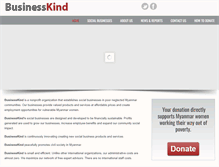 Tablet Screenshot of businesskind.org